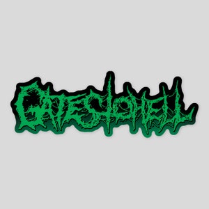 Gates To Hell Band Sticker - 5&quot; x 1.75&quot;