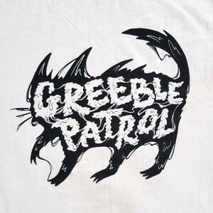 Greeble Patrol Black Cat T-Shirt (L)