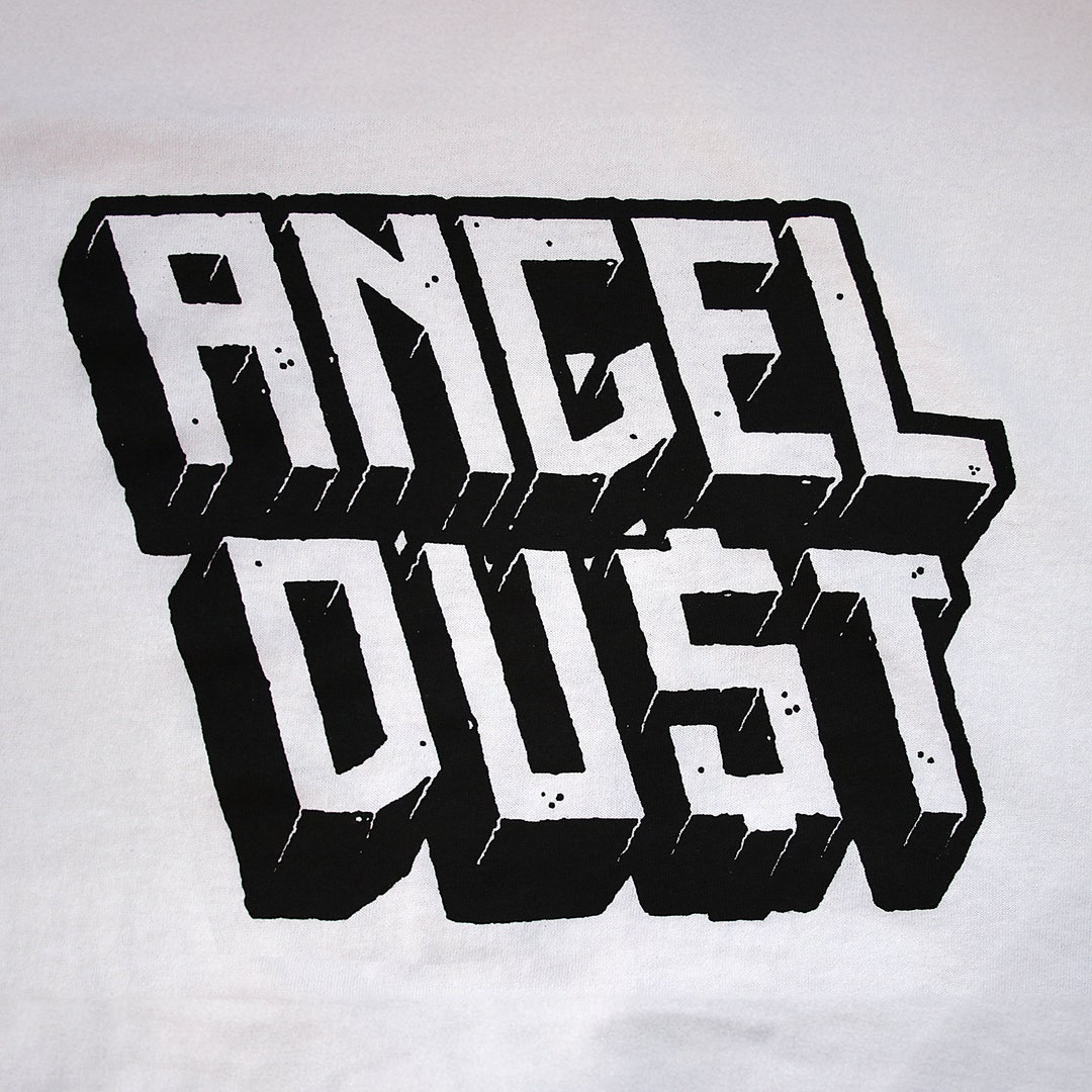 Angel Dust Band Tshirt black on White Etsy