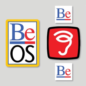 BeOS Stickers Set