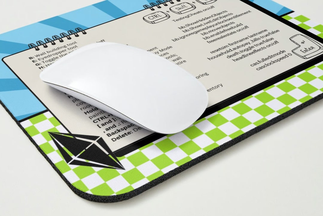 The Sims 4 cheat Mousepad Etsy