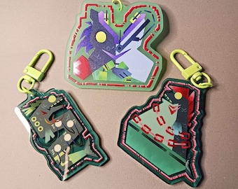 Splatoon 3 Salmon Run King Salmonids | Cohozuna | Horrorboros | Megalodontia | Acrylic Keychain