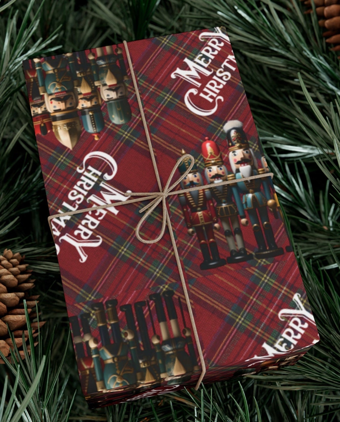 Nutcracker Wrapping Paper, Christmas Gift Wrap, Nutcracker Paper, Book