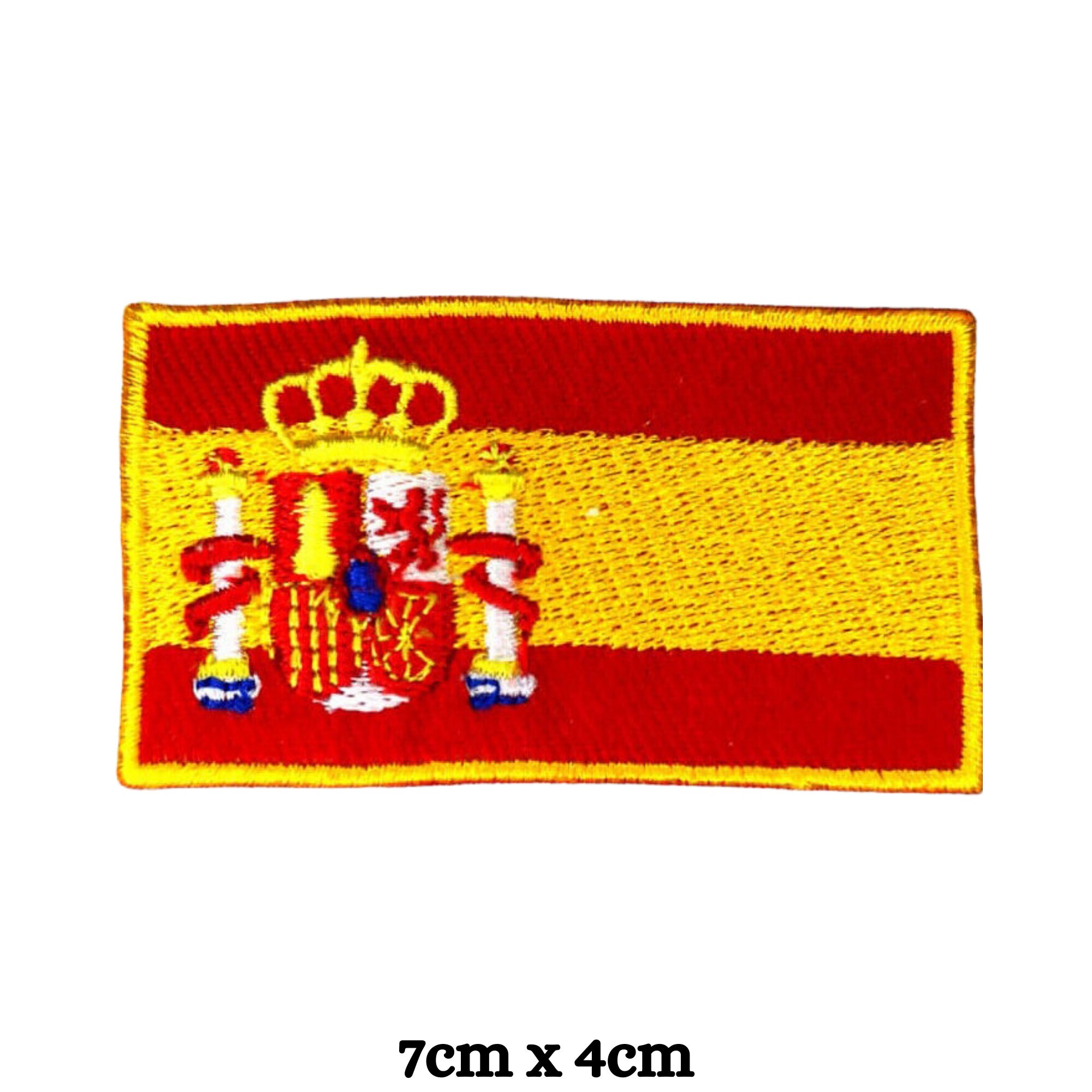 Patch Thermocollant Drapeau Espagne Sacré Cœur 7cm - Gemelolandia