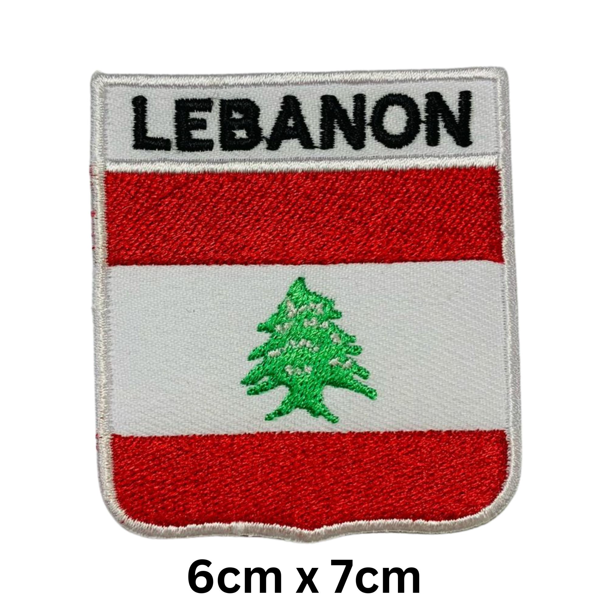 Lebanese In National Dress With A Flag. Vector Illustration - Foto 4