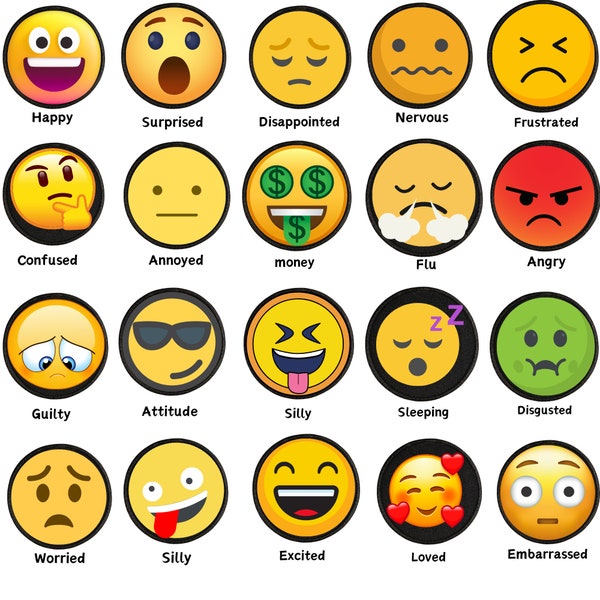 Emoji Patch - Etsy