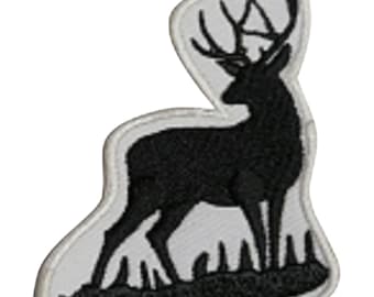 Deer Animal Iron On Patch Embroidered Sew On Applique Badge Clothing Bag Jacket Jeans