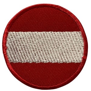 Austria Round Flag Patch Iron Sew On Jacket Bag Embroidered Embroidery Badge