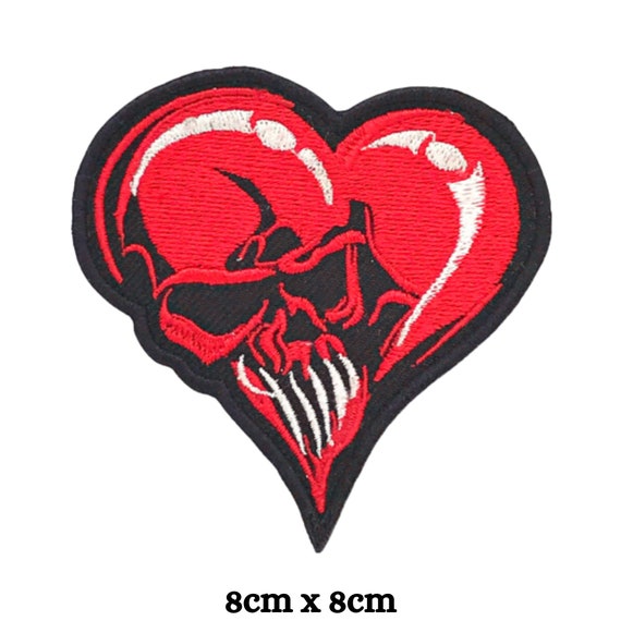 Patch Ricamata Teschio Motociclista - Adesivo Da Cucire Su Giacche, Zaini, Per Un Look Ribelle Patch Cucito O Ferro