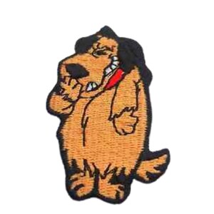 Muttley Dog Cute Animal Cartoon Character Badges Iron On Sew On Applique Clothing Jacket Jeans