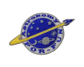 Astronomy For Fun Opstrijkbare patch geborduurde appliqué badge kledingtas jas
