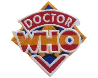Doctor Who-serie logo opstrijkbare borduurpatch opnaaien appliqué kledingtas jas jeans