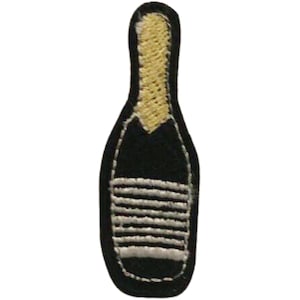 Champagne Bottle Iron On Patch Embroidered Sew On Applique Badge Clothing Bag Jacket Jeans