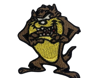 Taz The Tasmanian Devil Patch Iron Naai Kleding Tas Cartoon Geborduurde Badge Applique