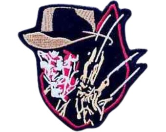Écusson Freddy Krueger brodé fer/à coudre badge film d'horreur A Nightmare on Elm Street Costume souvenir appliqué