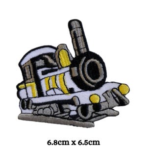 Train Engine Iron On Patch Sew On Clothes T Shirt Embroidered Badge Embroidery Applique