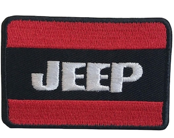 Jeep Geländewagen Namensschild Aufnäher Aufnäher Kleidung Jacke Jeans