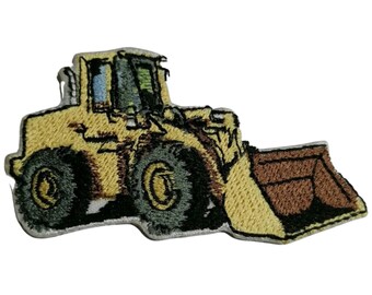 Toppa da cucire o stirare per camion da cantiere, di alta qualità, per bambini, con scritta "Escavatore, ragazzi", per abbigliamento, giacche e jeans.