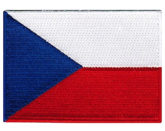 CZECH Republic Flag Patch Embroidered Patch Iron On Patch Sew On Patch For Clothes