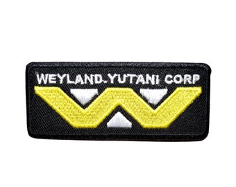 Weyland Yutani Building Better Worlds Crew Iron On Patch Embroidered Sew On Applique Badges
