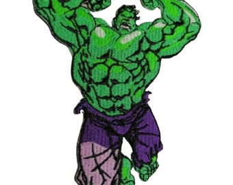 Avengers The Incredible Hulk Superhero Military Hook Loop Iron On Patch Embroidered Sew On Applique Badge