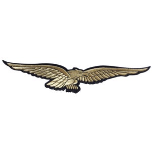 May include: A gold eagle with outstretched wings, a classic design often used as a symbol of freedom and strength.