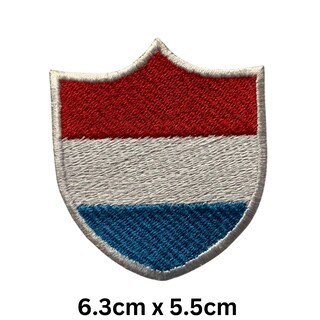 Toppa Ricamata Bandiera Del Lussemburgo – Termoadesiva Da Stiro, 7,1 X 4,9 Cm, Per Stoffa E Accessori