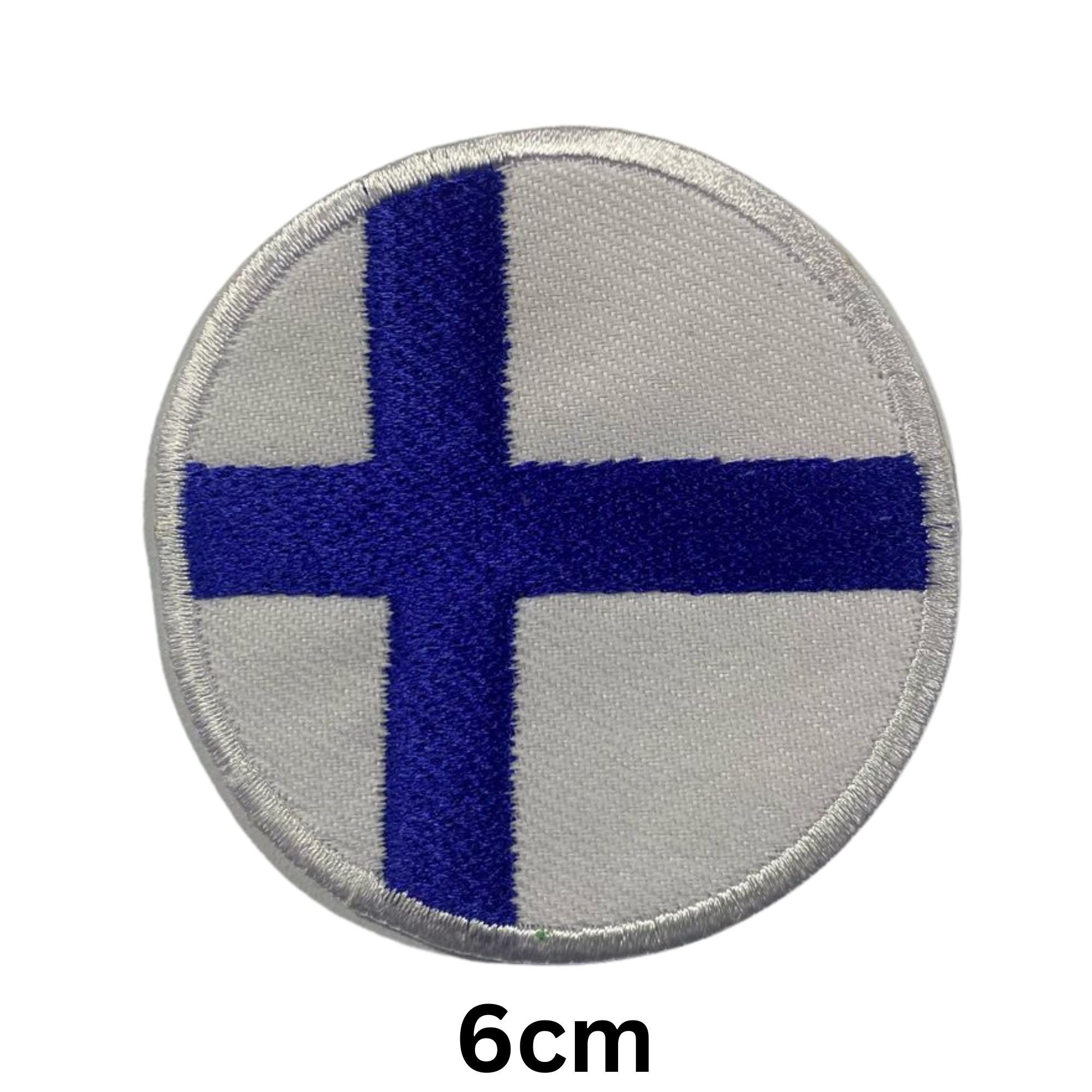 War Relics - Patch Flag / Embleem Vlag, Finland, afm.: 5x3cm, 2000s. (Nr.1