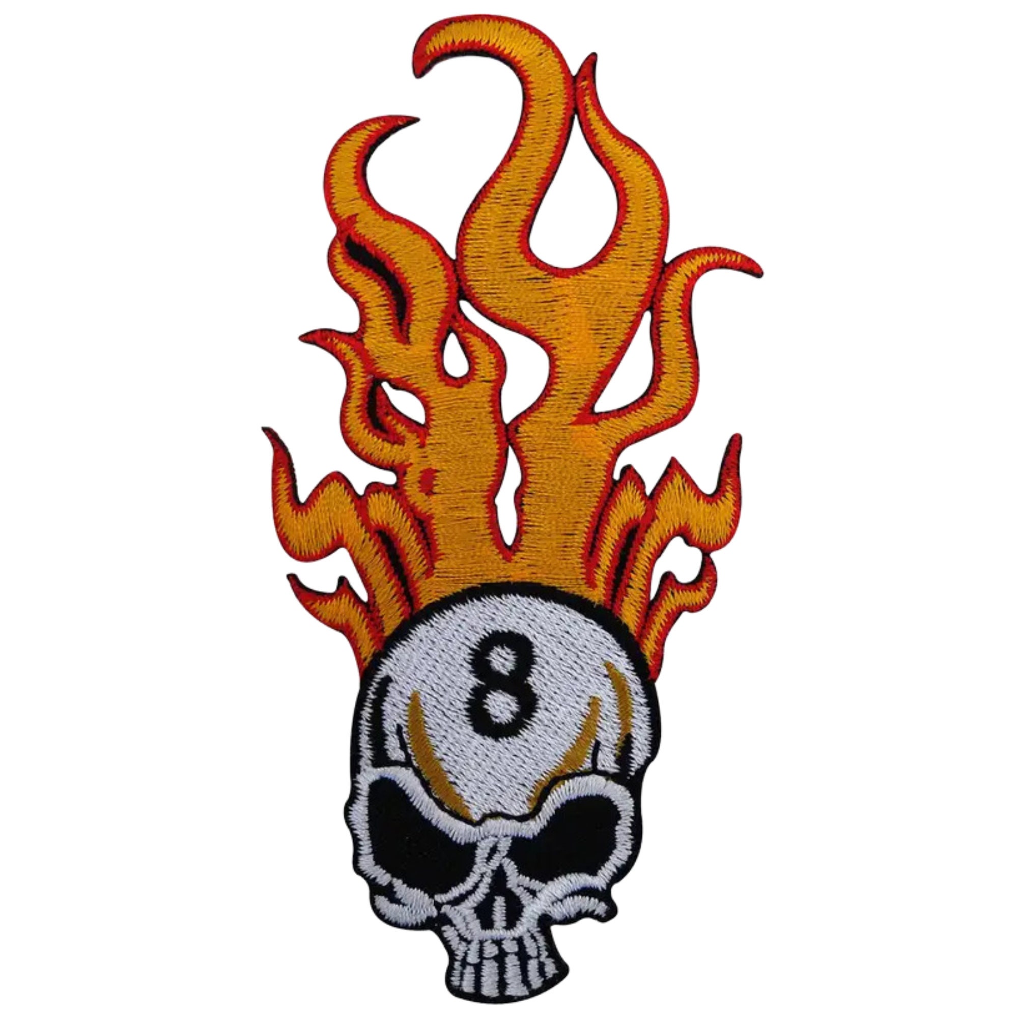 Biker Iron On Patch Badge / Sew On Jeans Jacket Embroidered - Foto 4