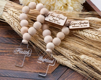 Personalized Baptism Favor, Baptism Gift Girl, Baptism Mini Rosary Favors Guest, Mi Bautizo, Christening Gifts, First Communion Favors Boy