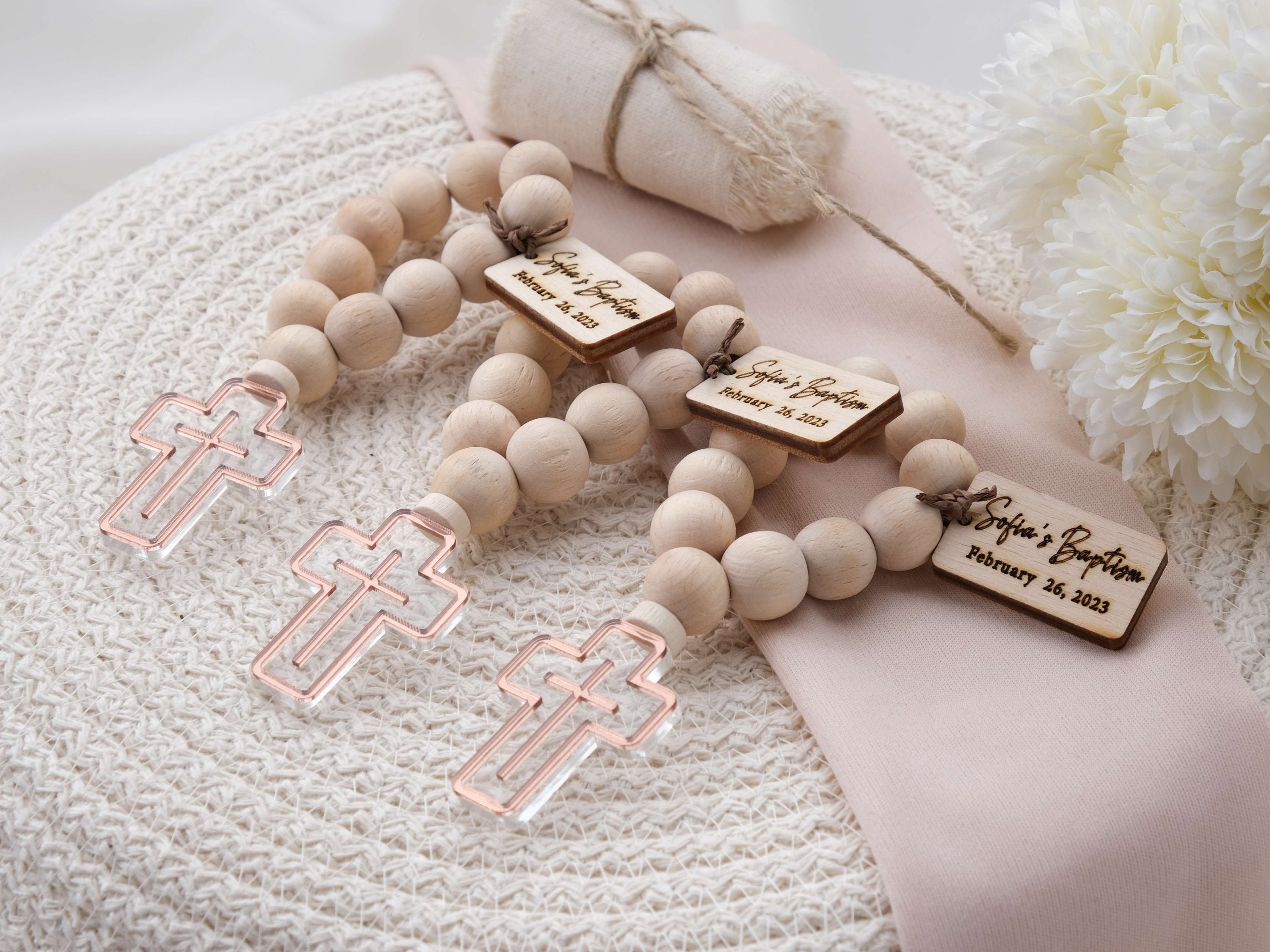 Children's rosary cheap beads baptism