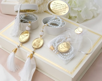 Personalized Baptism Gift, Unique Baptism Favors For Guests, Baptism Rosary, Christening Rosary Favors, First Communion Favors, Mi Bautizo