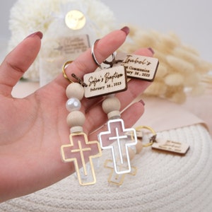 Personalized Baptism Gift, Unique Baptism Favors For Guests, Baptism Keychain, Christening Party Favors, Communion Favors, Martyrika Gift