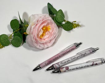 Scripture Ballpoint Pens, Set of 2, Bible Verse Pens