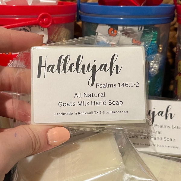 Goat's Milk Soap / Hallelujah Soap / Naturally Scented Soap / All Natural Soap / Hand Soap