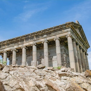 Old temple. Roman architecture, Greek architecture. Old building. Old architecture. Temple wall art. Temple digital print. Nice temple wall