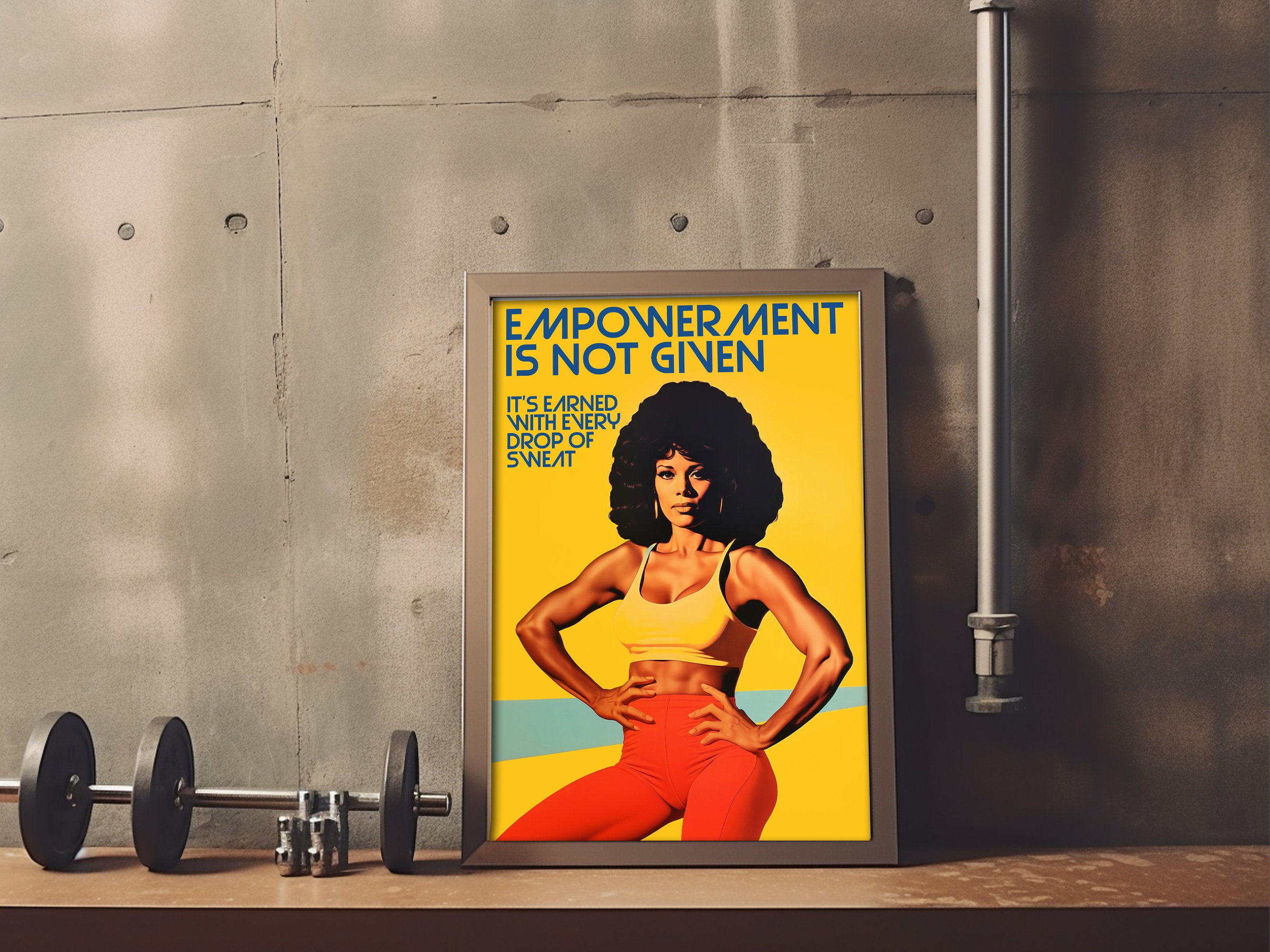 Home Gym Art Print - zu9qktc