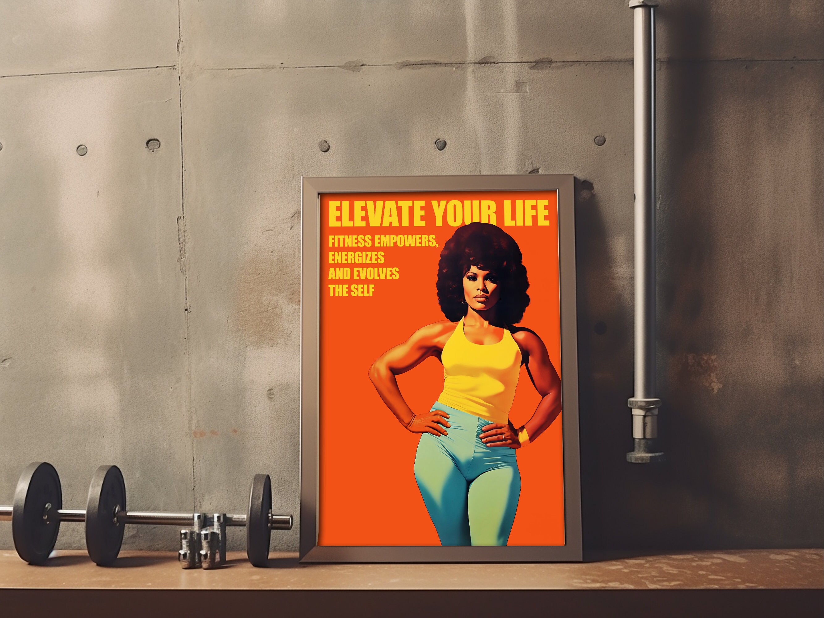 Home Gym Art Print - z606o3o