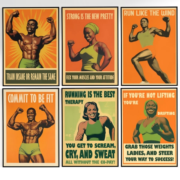 Gym Poster Etsy