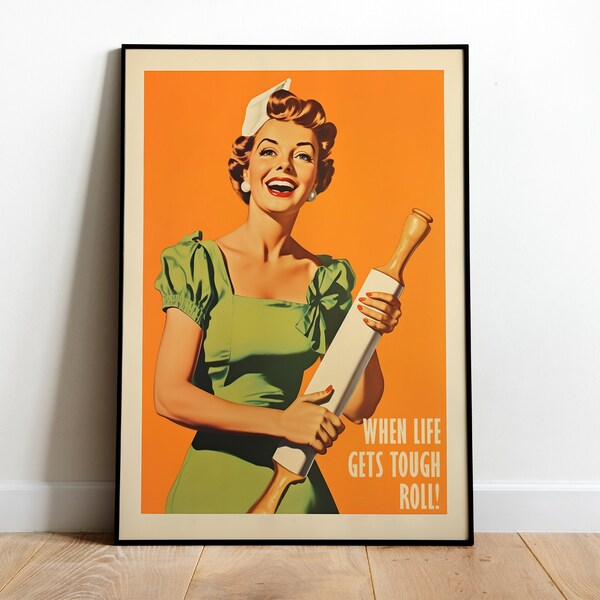 Funny Vertical Kitchen Art Etsy