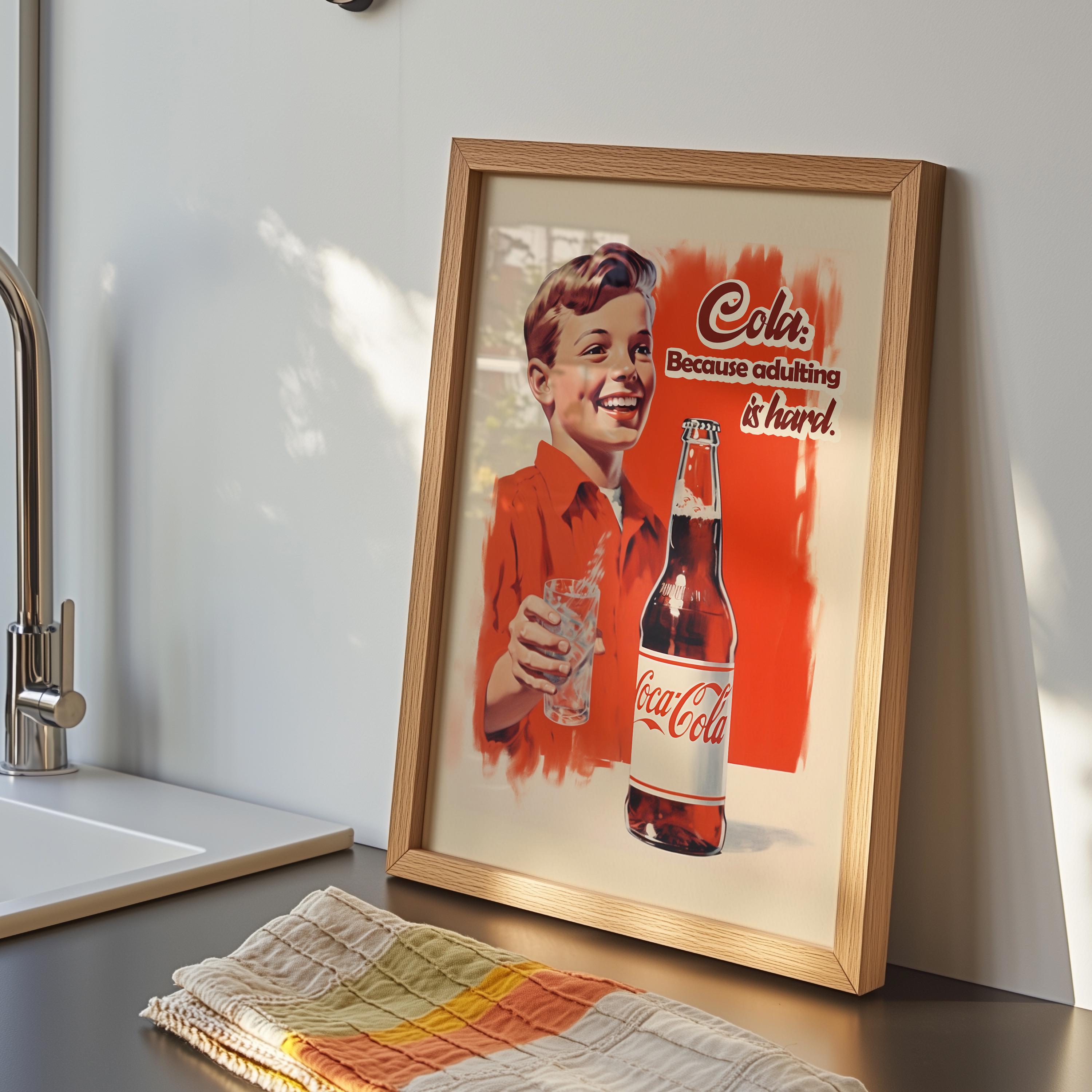 ヴィンテージ コカコーラ ポスター - Etsy 日本