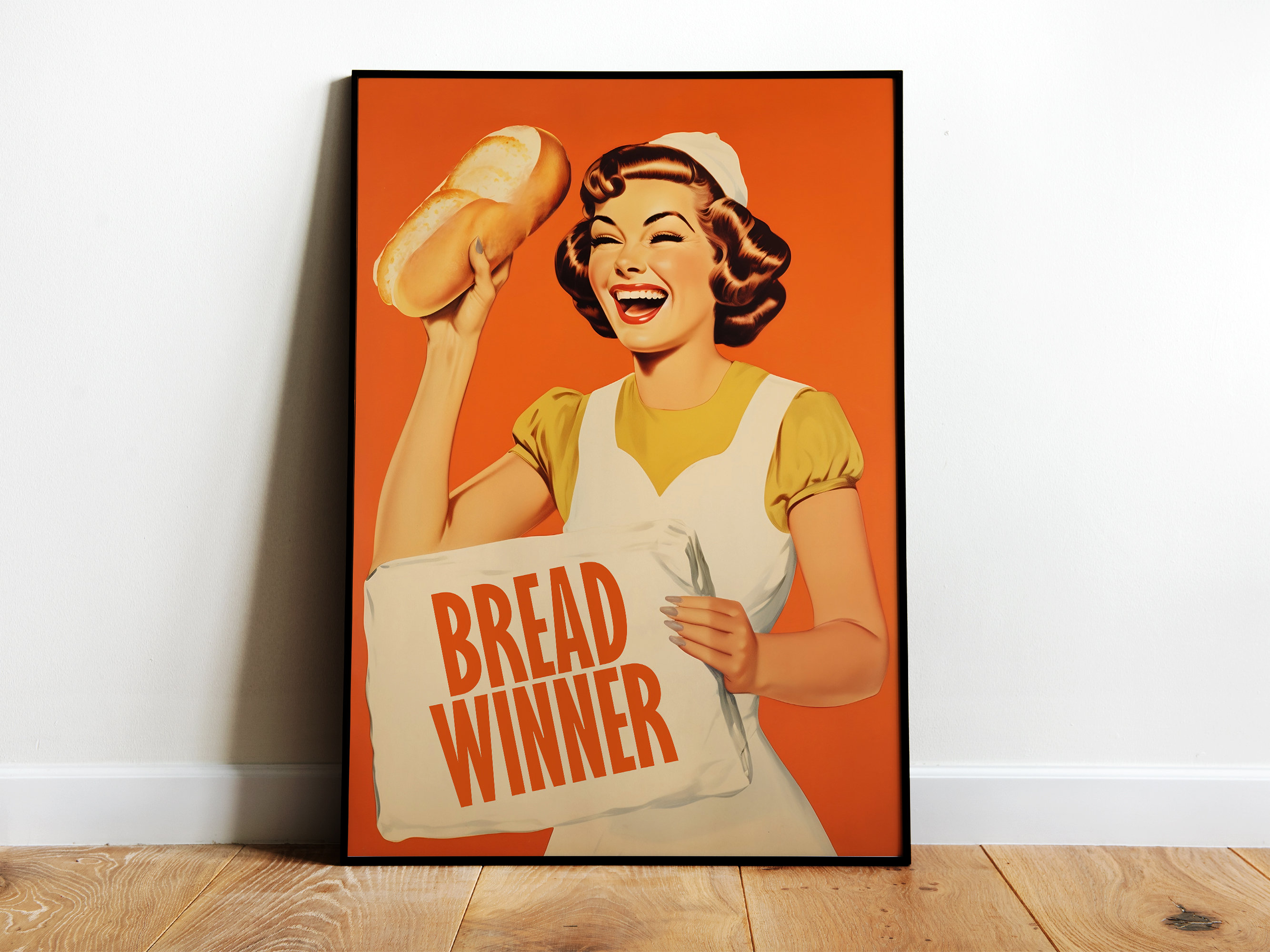 1950 Wood Frame Vintage Poster ポスター 1950 Wood Frame Vintage Poster ポスター