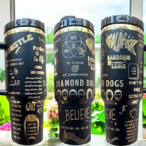 Ted L -Inspired Engraved 40 oz Tumbler: Stay Hydrated in Style!