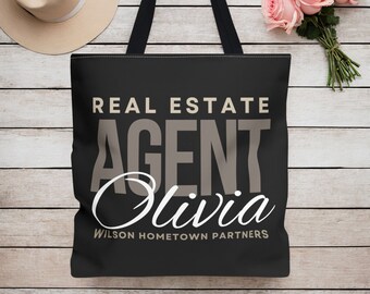 Real Estate Tote Closing Gift for Buyer and Listing Agent - Realty Marketing Merch