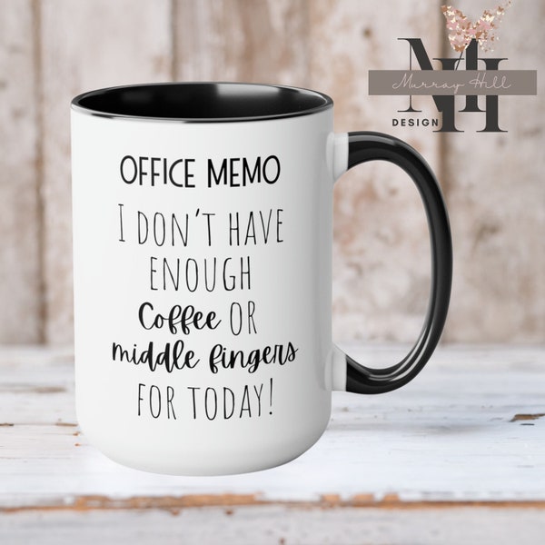 Funny Gift for Boss Work Bestie Mug Gag Gift Funny Coffee Cup Sarcastic Work Mug New Job Gift for Her Gift for Coworker Employee Gift