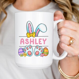 Custom Easter Gift Mug - Personalized Easter Egg Cup Gift for Easter Basket - Cute Pastel Truck Gift for Her - Teacher Appreciation Gift
