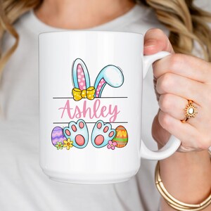 Custom Easter Gift Mug - Personalized Easter Egg Cup Gift for Easter Basket - Cute Pastel Truck Gift for Her - Teacher Appreciation Gift