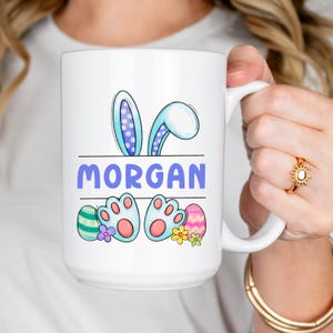 Custom Easter Gift Mug - Personalized Easter Egg Cup Gift for Easter Basket - Cute Pastel Truck Gift for Her - Teacher Appreciation Gift