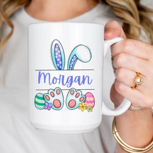 Custom Easter Gift Mug - Personalized Easter Egg Cup Gift for Easter Basket - Cute Pastel Truck Gift for Her - Teacher Appreciation Gift