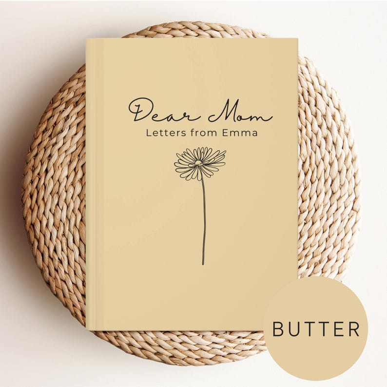 Dear Mom Therapy Journal Custom Notebook Personalized Journal for Women
